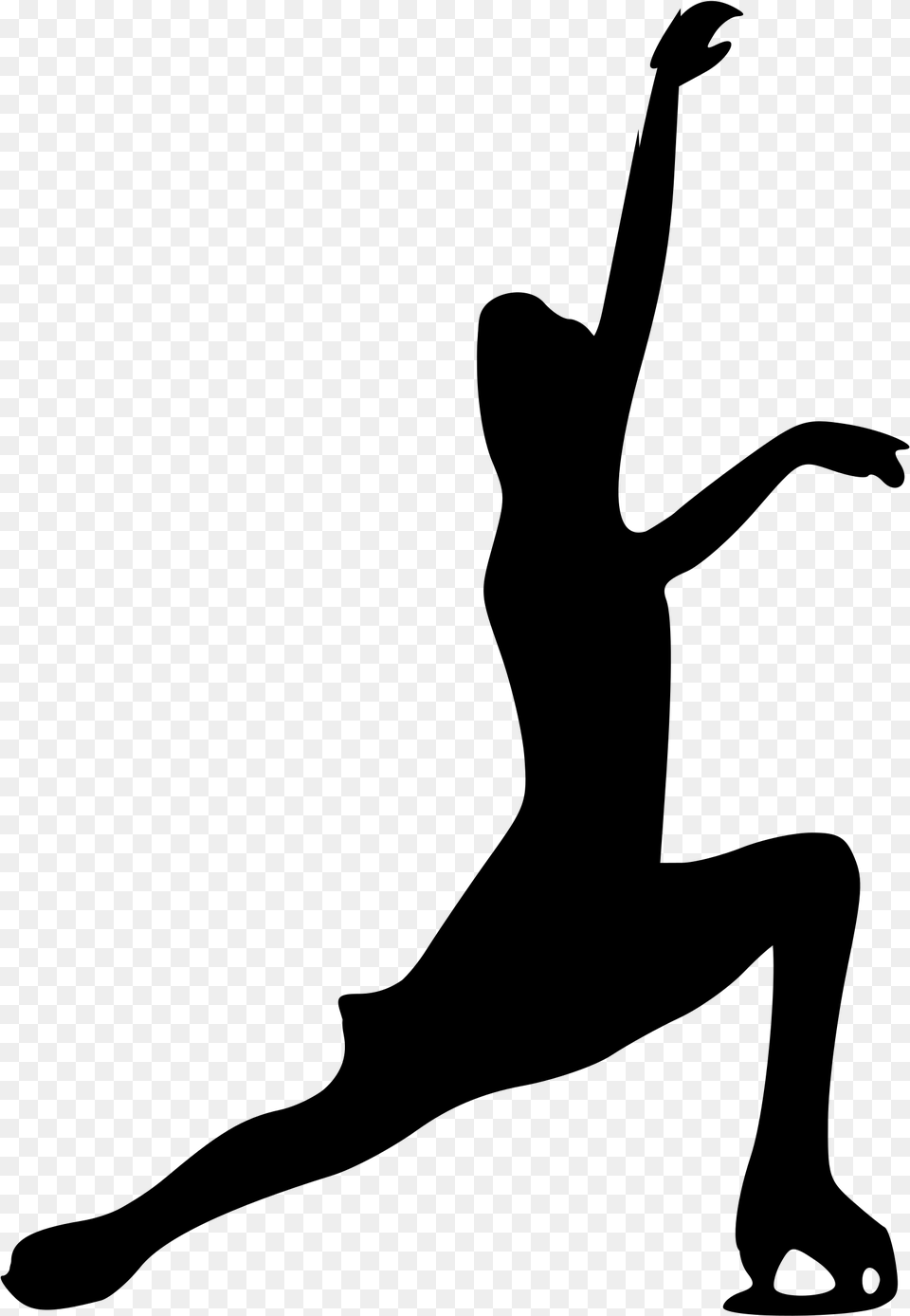 This Icons Design Of Skate Dance, Gray Free Transparent Png