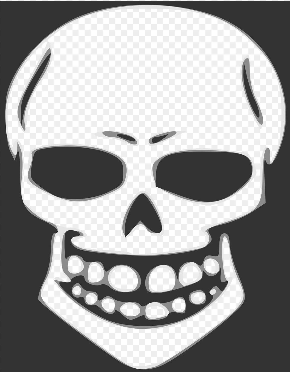 This Free Icons Design Of Skull Human X Ray, Stencil, Accessories, Knife, Weapon Png