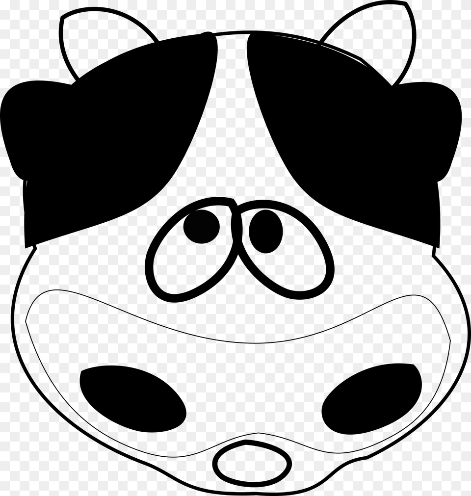 This Icons Design Of Smile Cow, Lighting, Gray Free Png Download