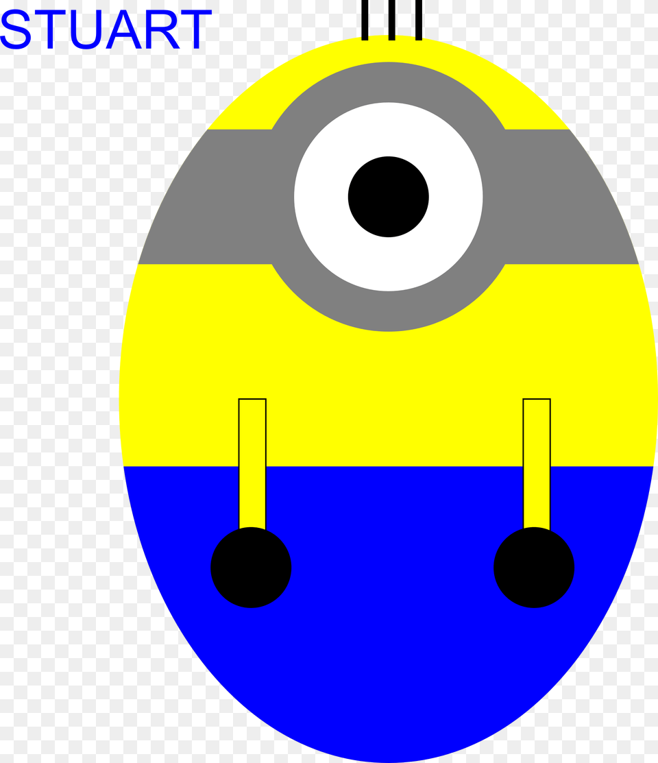 This Icons Design Of Stuart The Minion, Disk Free Png