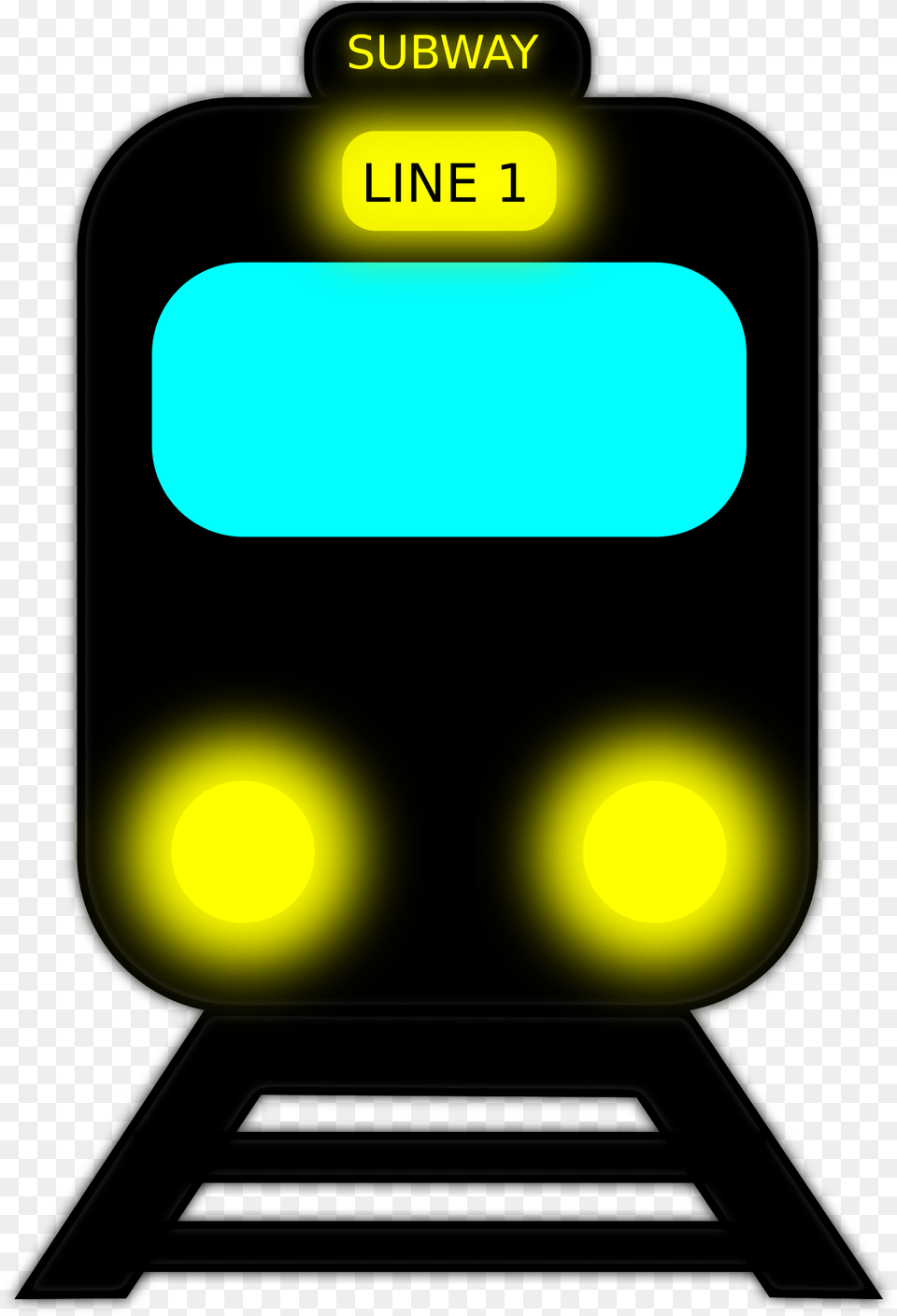 This Icons Design Of Subway, Light, Traffic Light Free Transparent Png