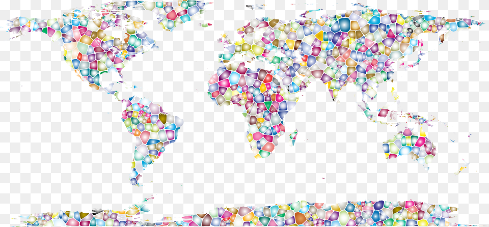 This Icons Design Of Sweet Tiled World Map Map Of The World Candy, Adult, Female, Person, Woman Free Png Download
