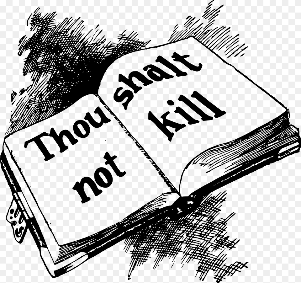 This Icons Design Of Thou Shalt Not Kill, Gray Free Transparent Png