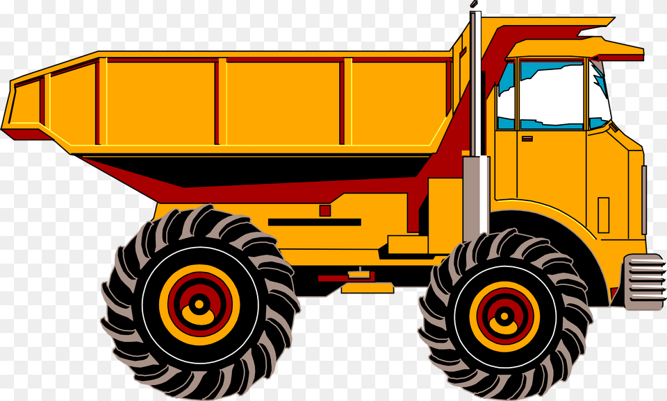 This Icons Design Of Torex Dump Truck, Bulldozer, Machine, Wheel, Transportation Free Png Download