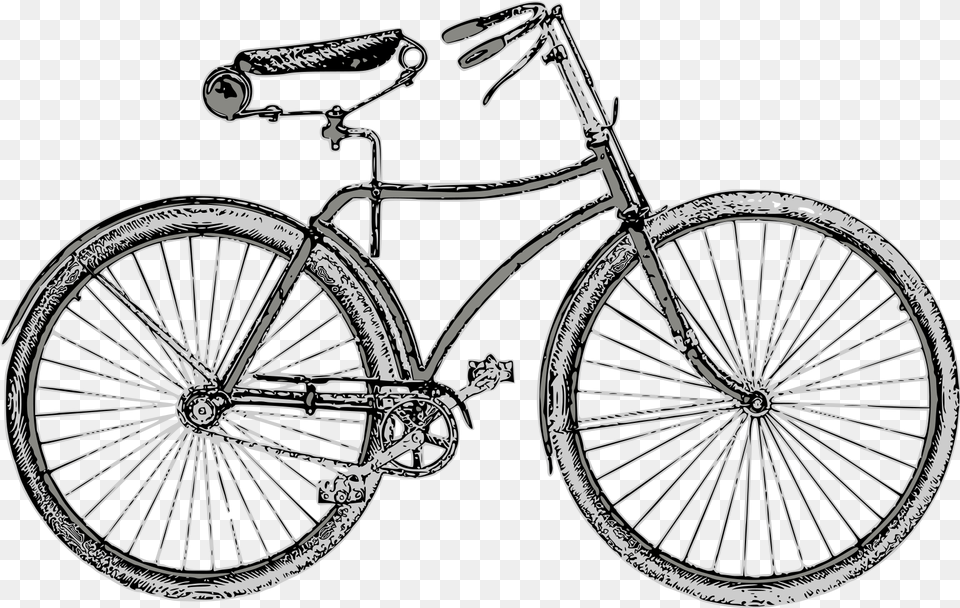 This Icons Design Of Vintage Bicycle, Machine, Spoke, Transportation, Vehicle Free Transparent Png