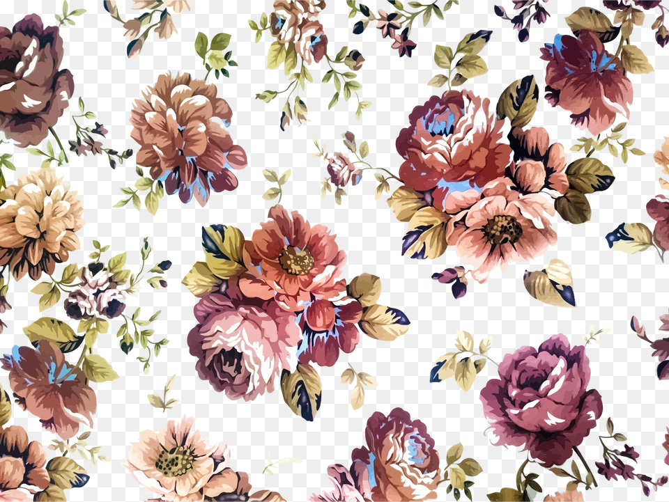 This Icons Design Of Vintage Floral Texture, Art, Floral Design, Graphics, Pattern Free Png Download