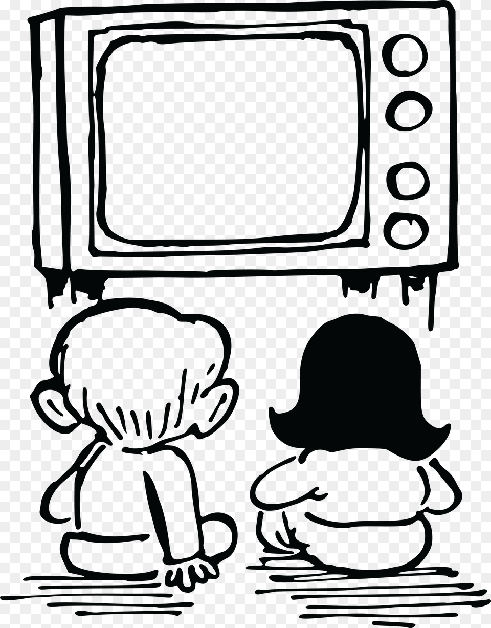 This Icons Design Of Watching Tv, Computer Hardware, Electronics, Hardware, Monitor Free Png Download