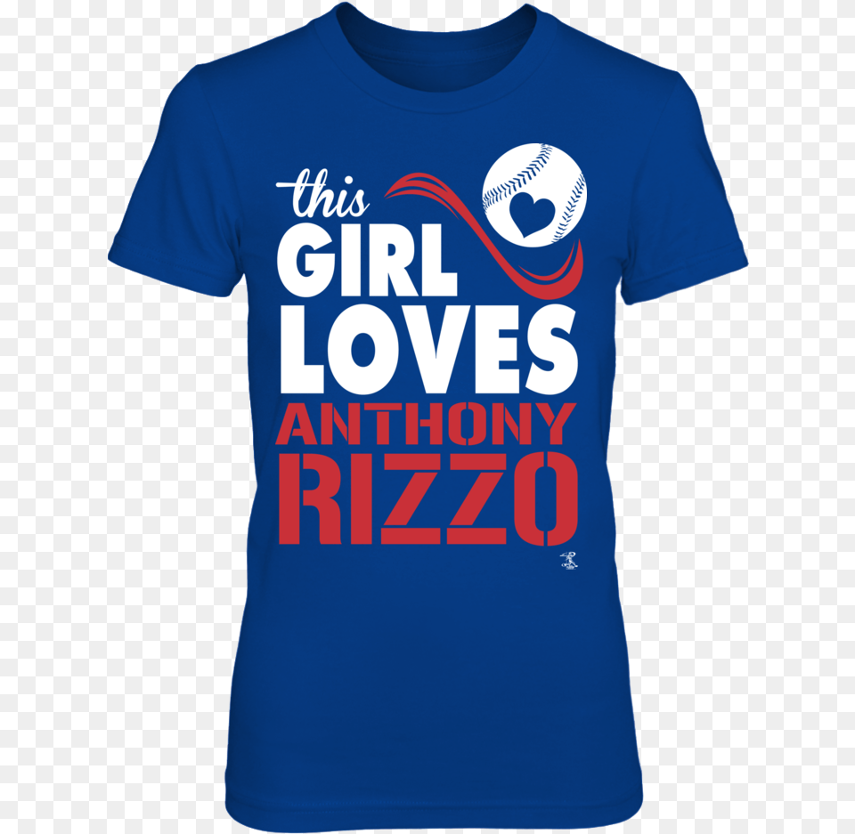 This Girl Loves Anthony Rizzo T Shirt Ezekiel Elliott Feed Me Shirt, Clothing, T-shirt, Ball, Baseball Png Image