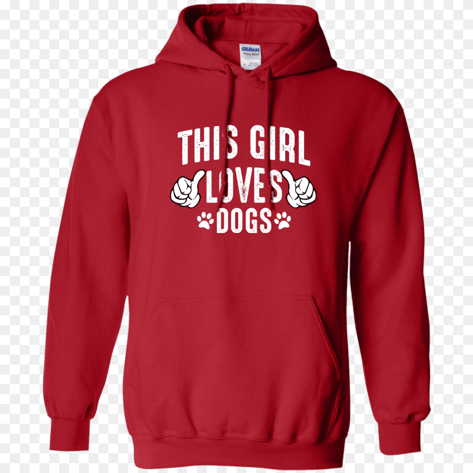 This Girl Loves Dogs, Clothing, Hood, Hoodie, Knitwear Png Image