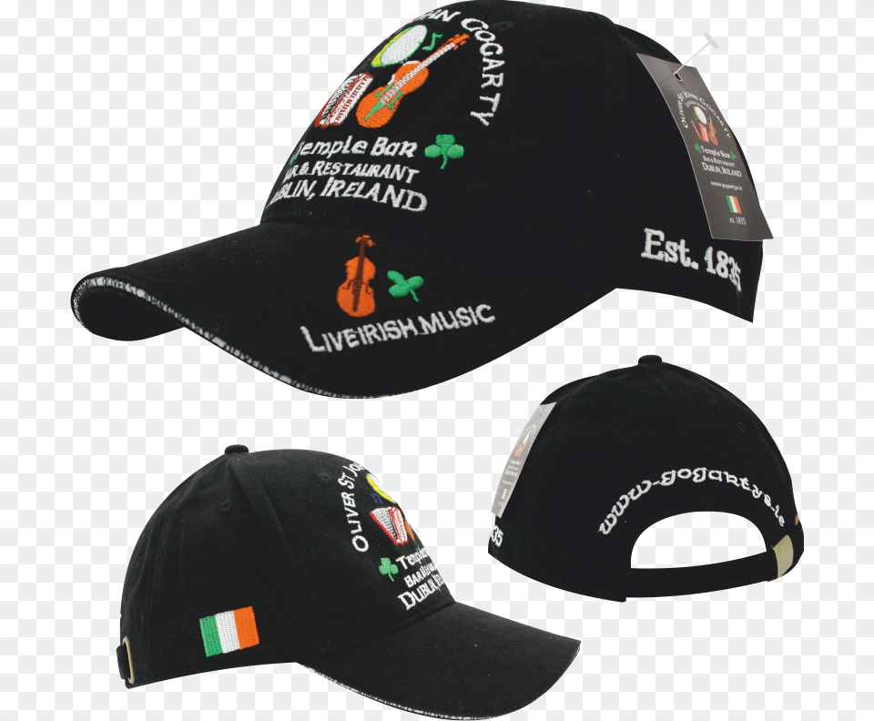 This Gogarty39s Black Baseball Cap Is A One Size Fits Baseball Cap, Baseball Cap, Clothing, Hat, Hardhat Free Transparent Png