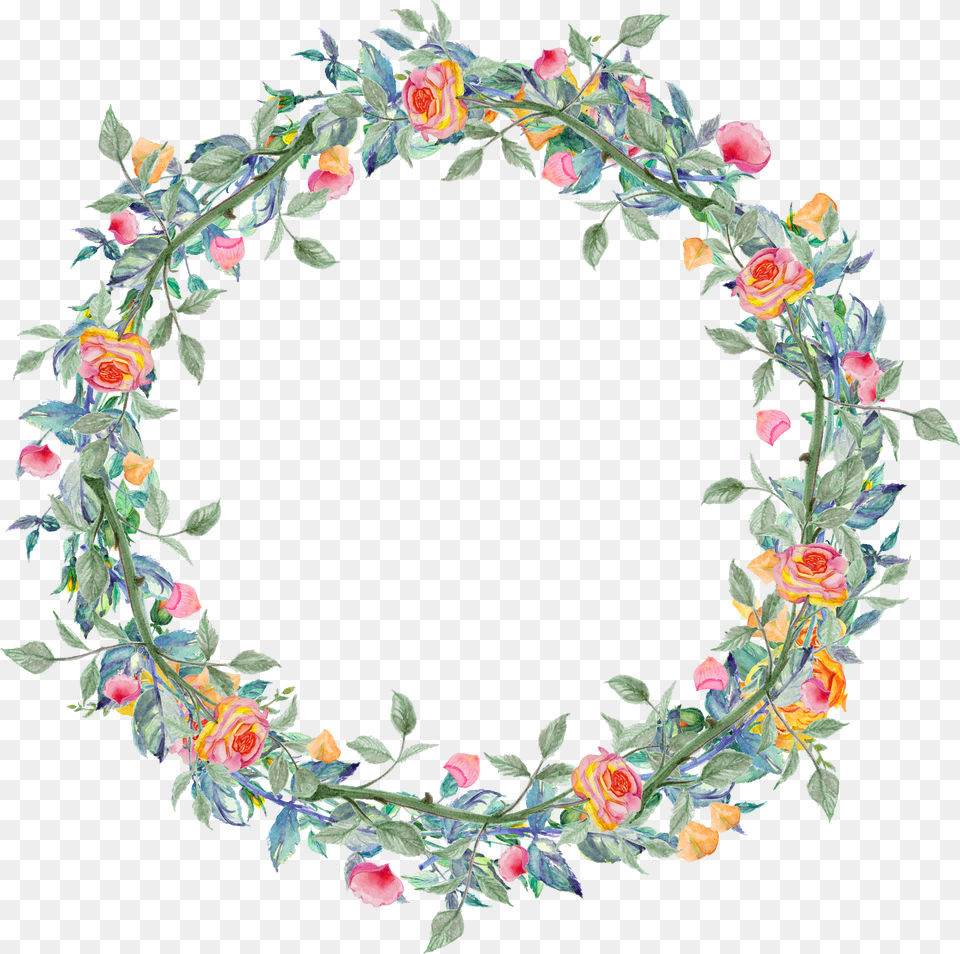 This Graphics Is Dense Blooming Flower Garland Transparent Free Png