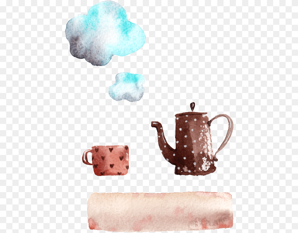 This Graphics Is Hand Painted Tea Transparent On Tea, Pottery, Cookware, Pot, Cup Png