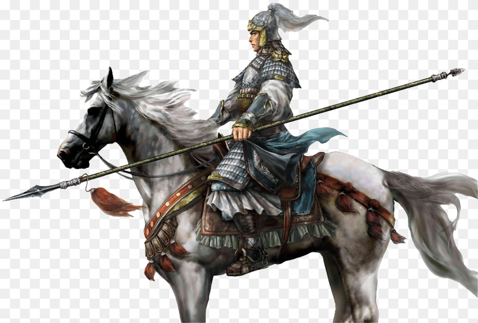 This Graphics Is Painted Horseback Warrior Pattern, Knight, Person, Animal, Horse Free Png Download