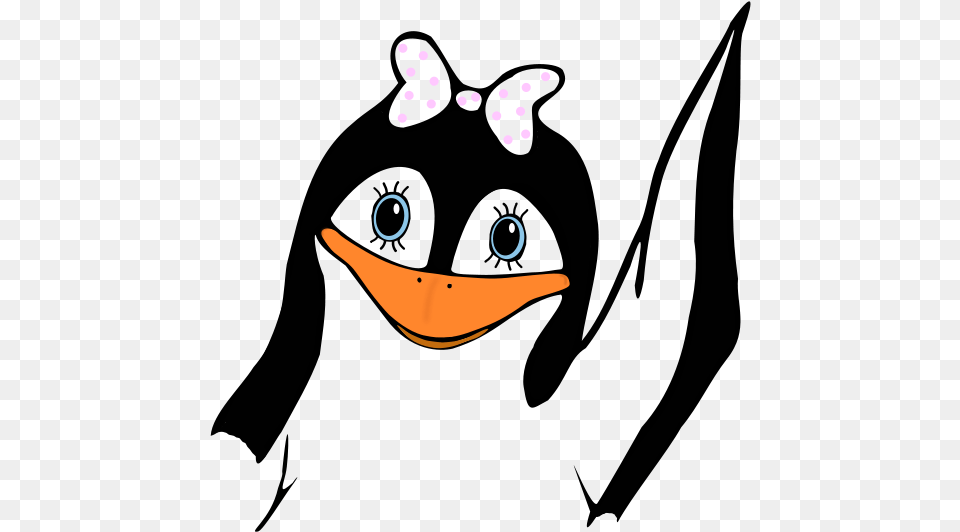 This Graphics Is Penguin Girl About Penguin Penguin Pinguim Menina, Art Free Transparent Png