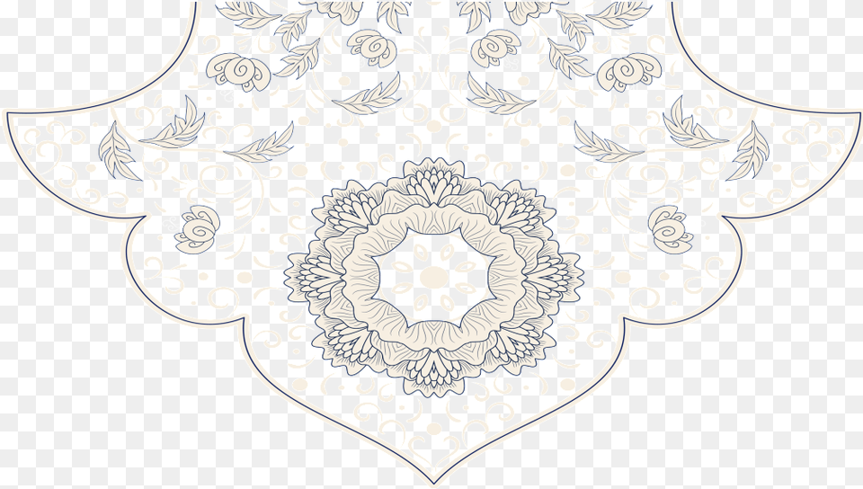 This Graphics Is Several Lotus Lace Line Drawings About Portable Network Graphics, Art, Floral Design, Pattern Free Png Download