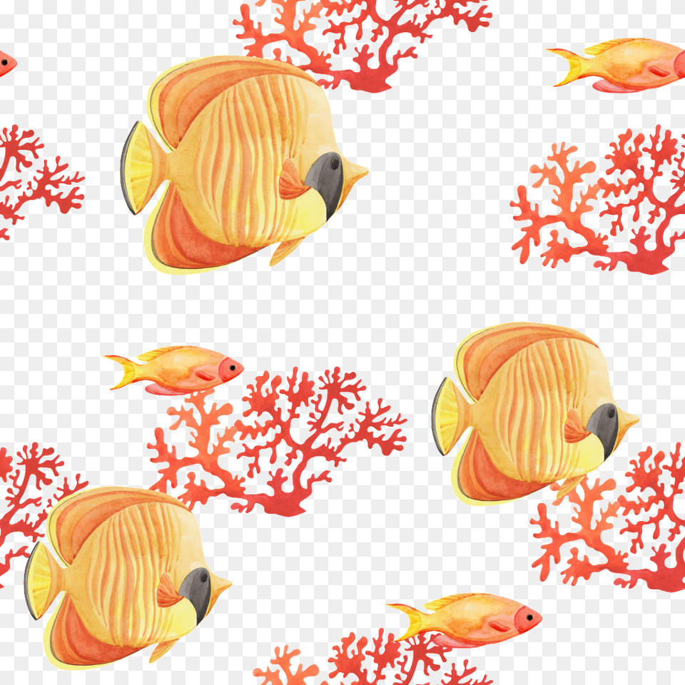 This Graphics Is Transparent For Hand Painted Seabed Sea, Animal, Fish, Sea Life, Art Free Png Download
