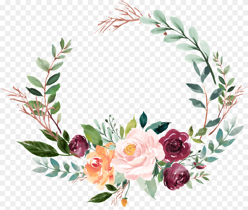 This Graphics Is Watercolor Garland Vector About Beautiful Girl You Can Do Amazing Things, Art, Floral Design, Flower, Flower Arrangement Free Transparent Png