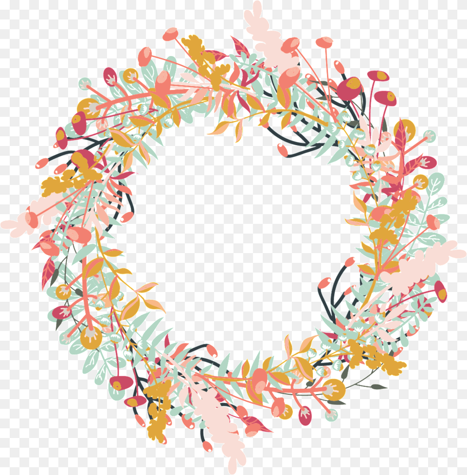 This Graphics Is Watercolor Wreath Leaf Element About Watercolor Painting, Art, Floral Design, Pattern, Plant Png