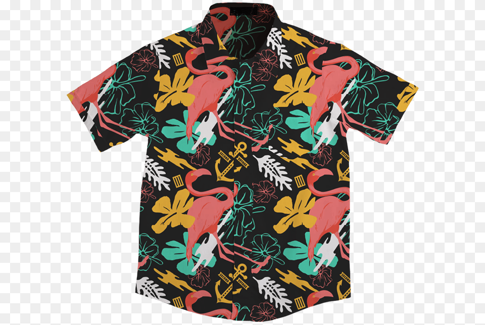 This Hawaiian Shirt For Paramore Was A Fantastic Project Paramore Hawaiian Shirt, Beachwear, Clothing, Pattern, Dress Png