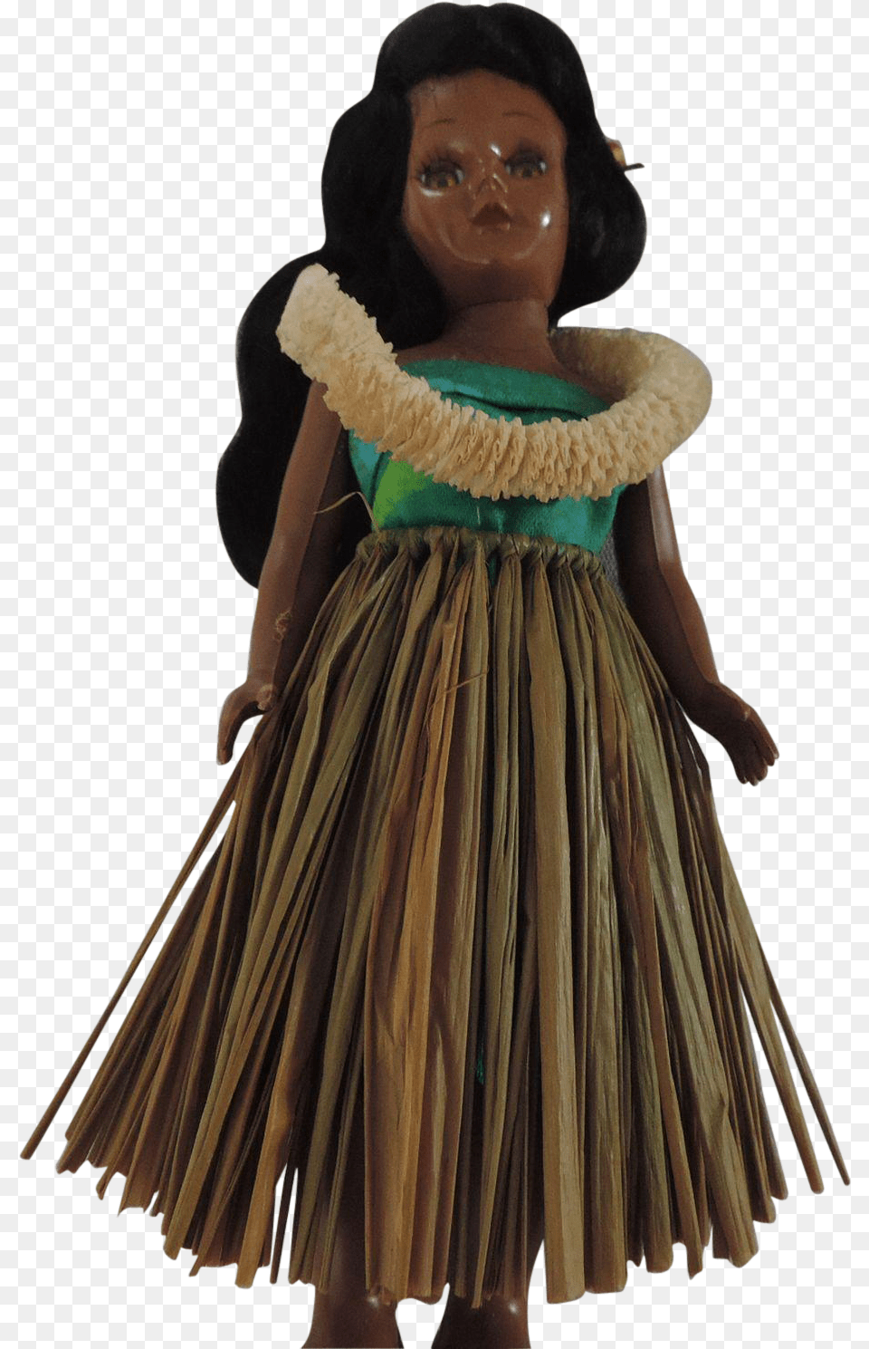 This Hula Girl Hard Plastic Is 7 12 Tall With Black Doll, Child, Person, Female, Toy Free Png Download