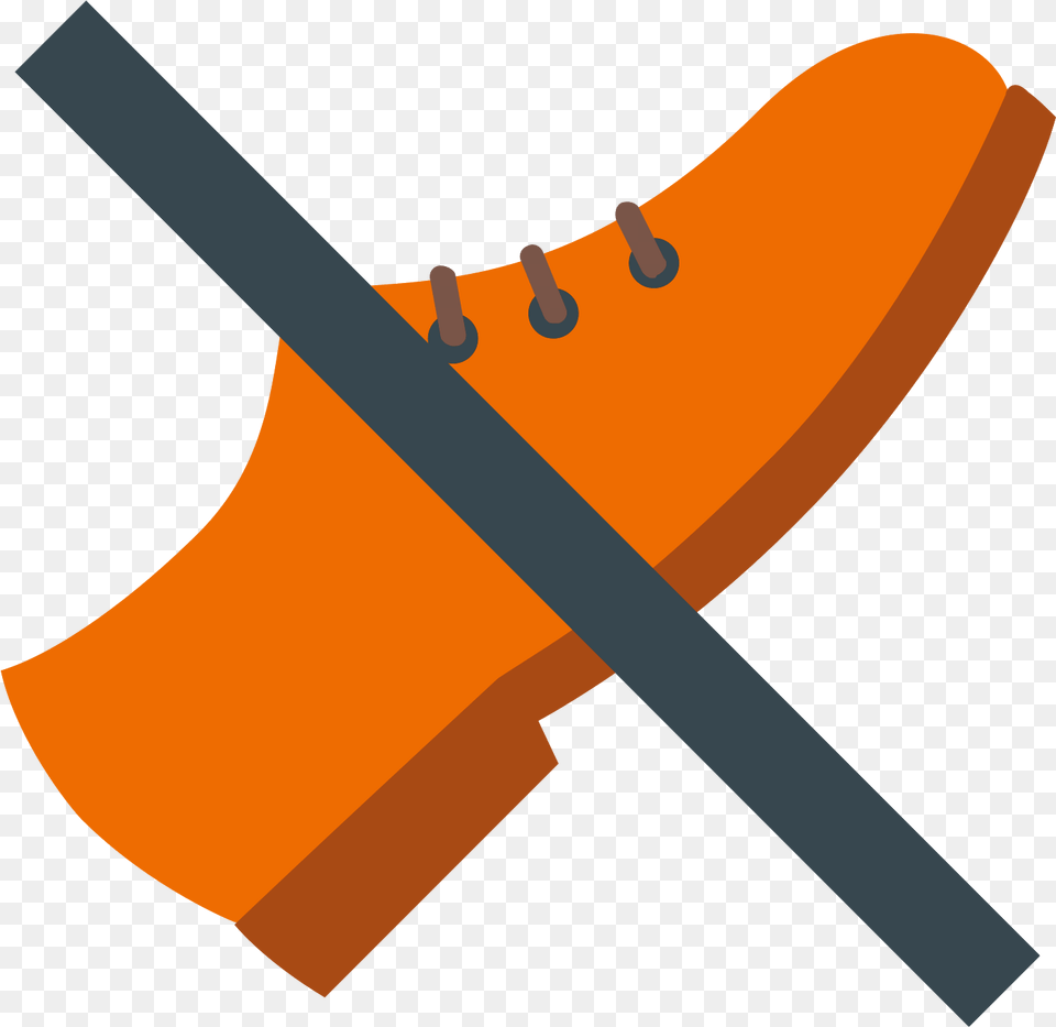 This Icon Depicts A Pair Of Shoes With A Slash Mark, Clothing, Footwear, Shoe, Sneaker Free Transparent Png