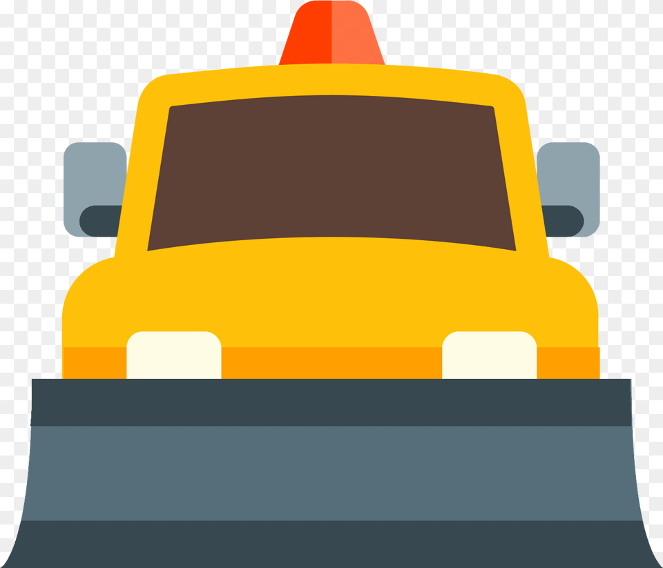 This Icon Depicts A Snow Plow Truck Snowplow, Machine, Bulldozer, Transportation, Vehicle Free Png Download