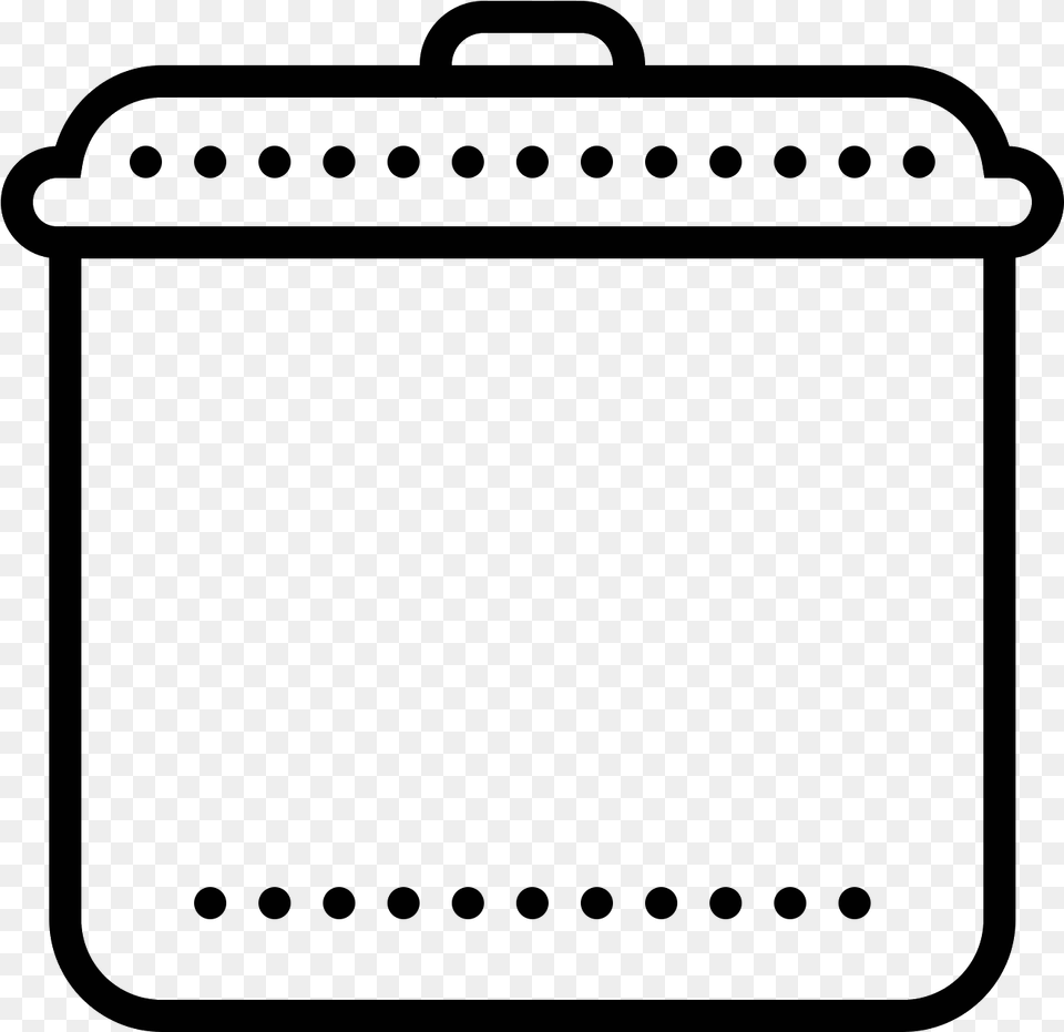 This Icon Is A Large Stove Pot For Cooking, Gray Free Png