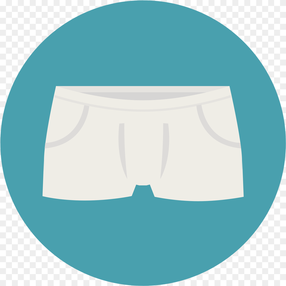 This Icon Is A Part Of A Collection Of Boxers Flat, Clothing, Underwear, Lingerie, Disk Png