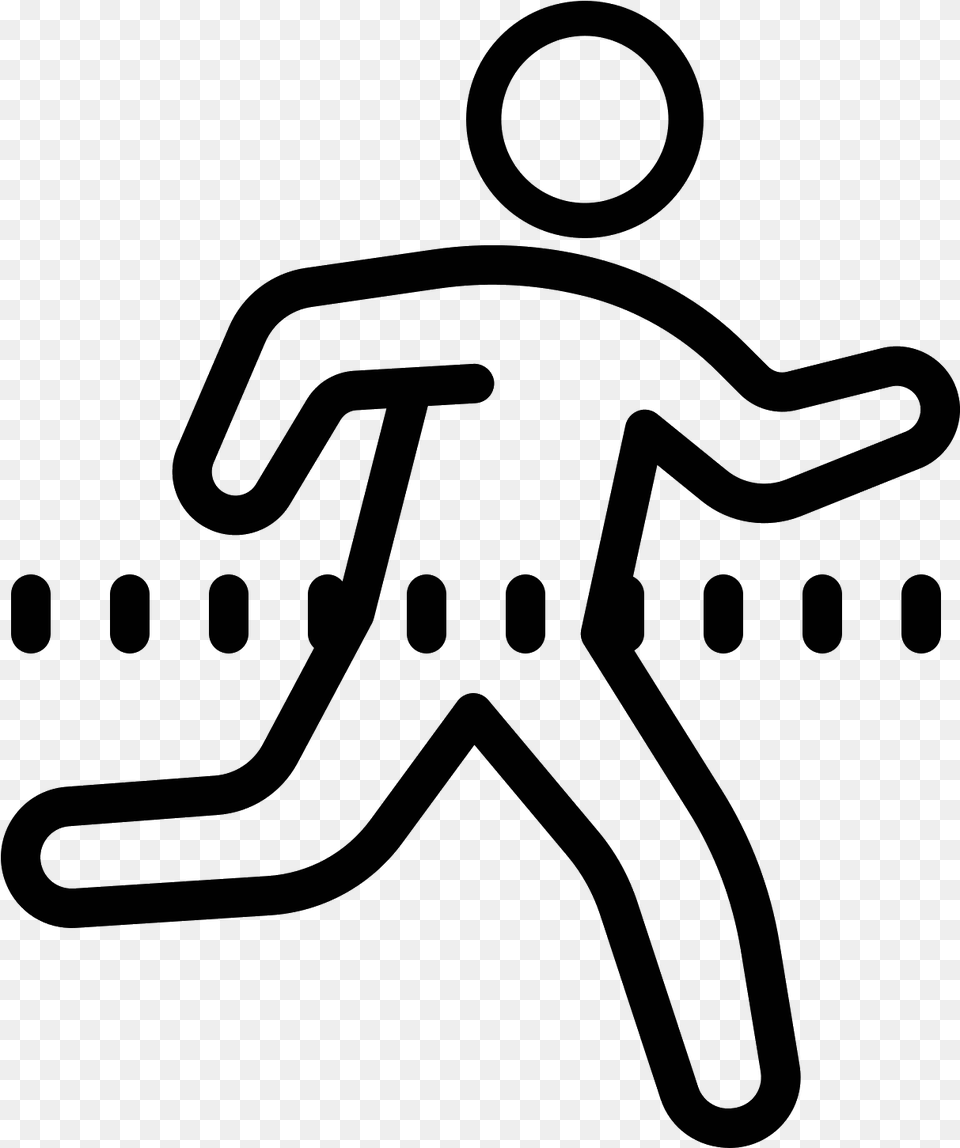 This Icon Is A Part Of A Collection Of Running Flat Ejercicio Icono, Gray Png