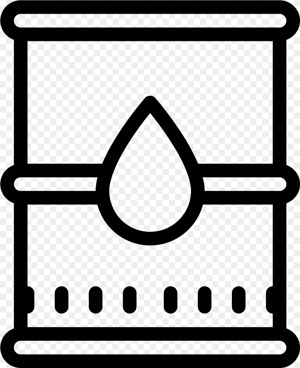 This Icon Is A Simple Drawing Of An Oil Barrel Icon Commodity, Gray Free Png