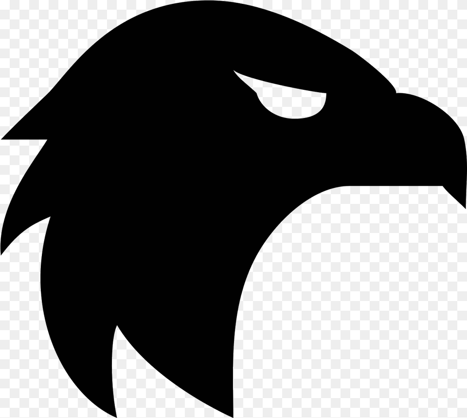 This Icon Represents A Falcon Verde Aguia, Gray Free Png