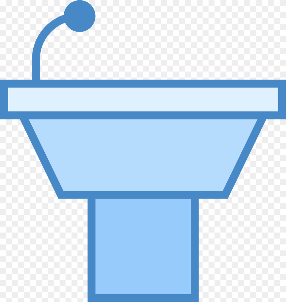 This Icon Represents A Podium Without A Speaker, Audience, Crowd, Person, Speech Free Png