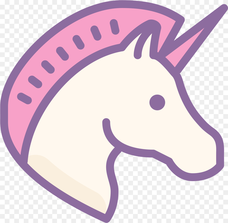 This Icon Represents A Unicorn Unicorn Icon, Clothing, Hat, Animal, Mammal Free Png Download