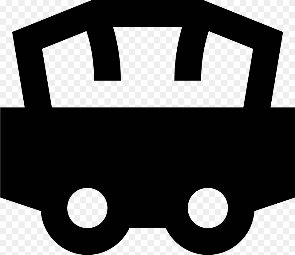 This Icon Represents A Wagon Clipart Download, Gray Png Image