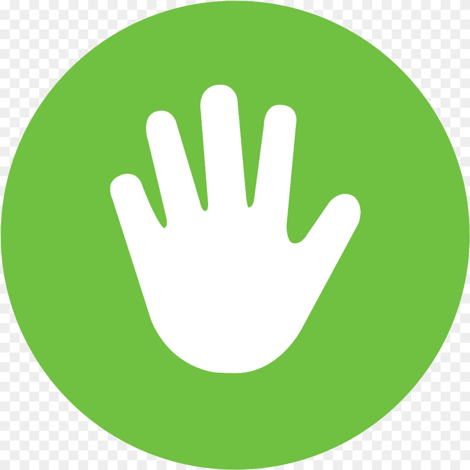 This Icon Represents The Dot, Clothing, Glove, Logo, Green Free Transparent Png