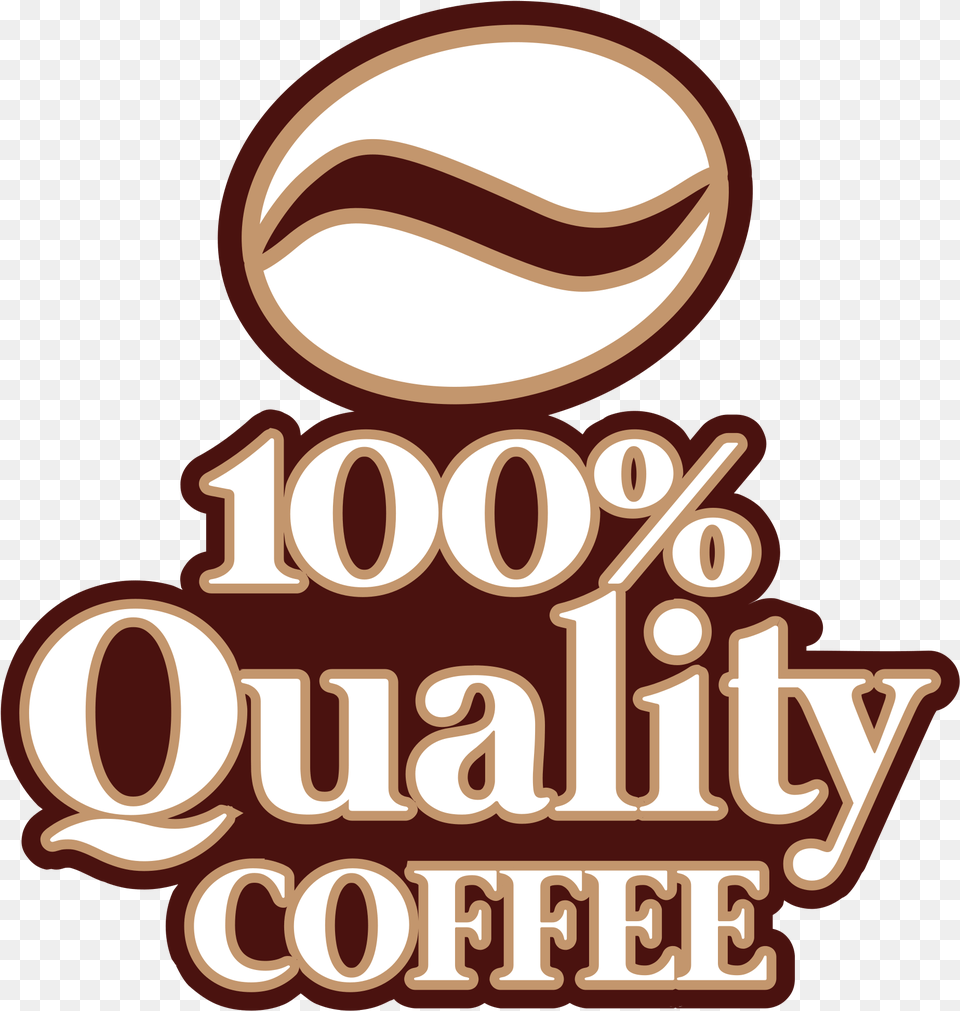 This Icons Design Of 100 Quality Coffee, Advertisement, Logo, Poster, Astronomy Free Transparent Png