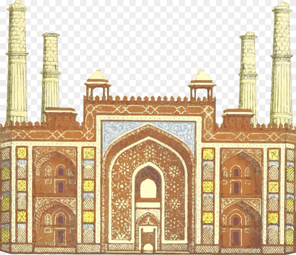 This Icons Design Of Akbar39s Tomb, Arch, Architecture, Building, Dome Png Image