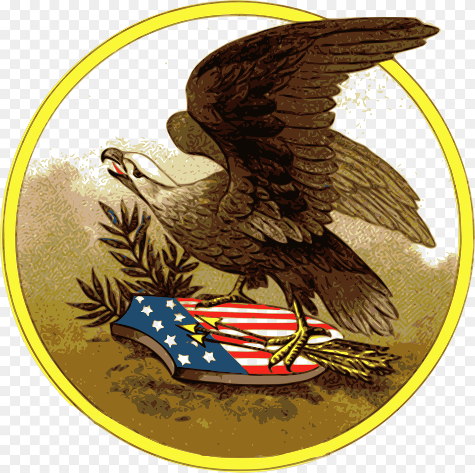 This Icons Design Of American Eagle, Animal, Bird, Vulture, Emblem Free Png