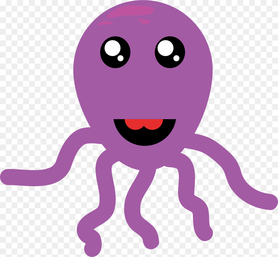 This Icons Design Of An Octopus, Purple, Animal, Bear, Mammal Png