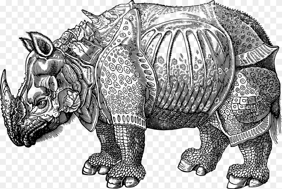 This Icons Design Of Armor Rhino, Gray Png