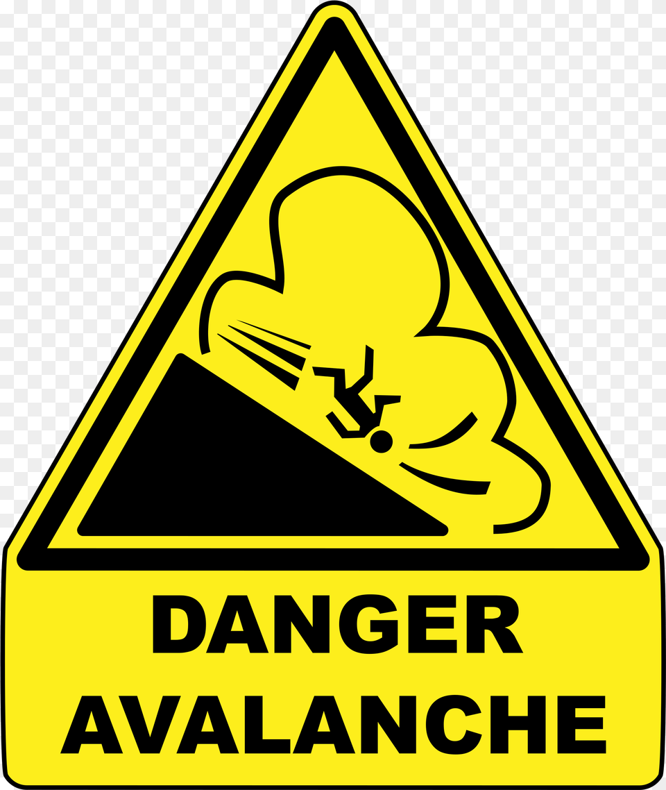 This Icons Design Of Avalanche Warning Sign, Symbol, Road Sign, Dynamite, Weapon Free Png Download