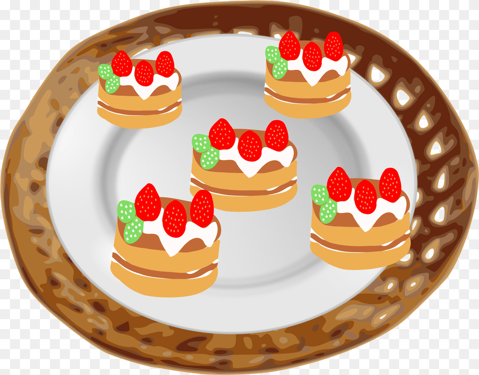 This Icons Design Of Basket With Pancake, Pastry, Dessert, Food, Meal Png Image