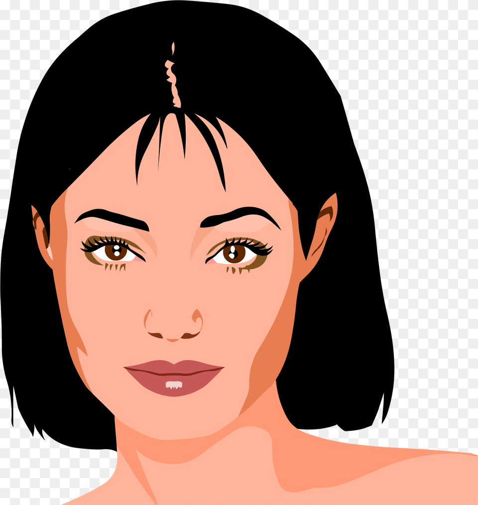 This Icons Design Of Beautiful Woman39s Portrait, Photography, Person, Head, Face Free Png