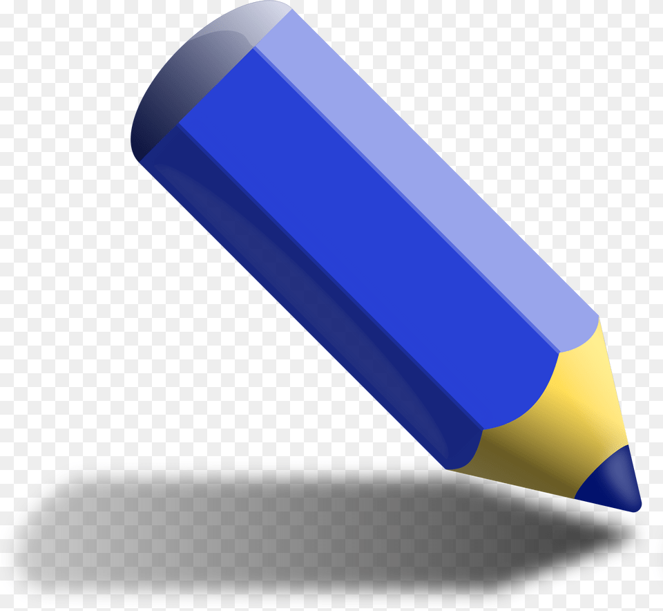 This Icons Design Of Blue Pencil Png Image