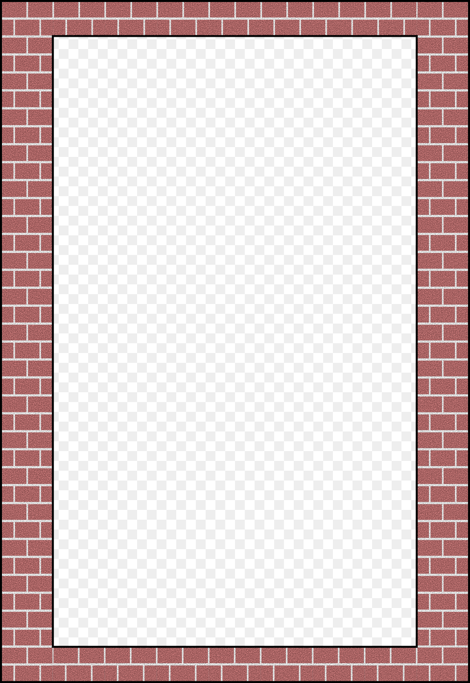 This Icons Design Of Brick Border, Architecture, Building, Wall, Blackboard Free Png Download