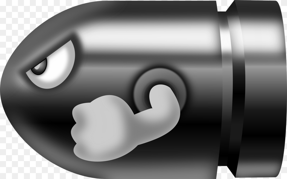 This Icons Design Of Bullet Bill, Ammunition, Weapon Free Png