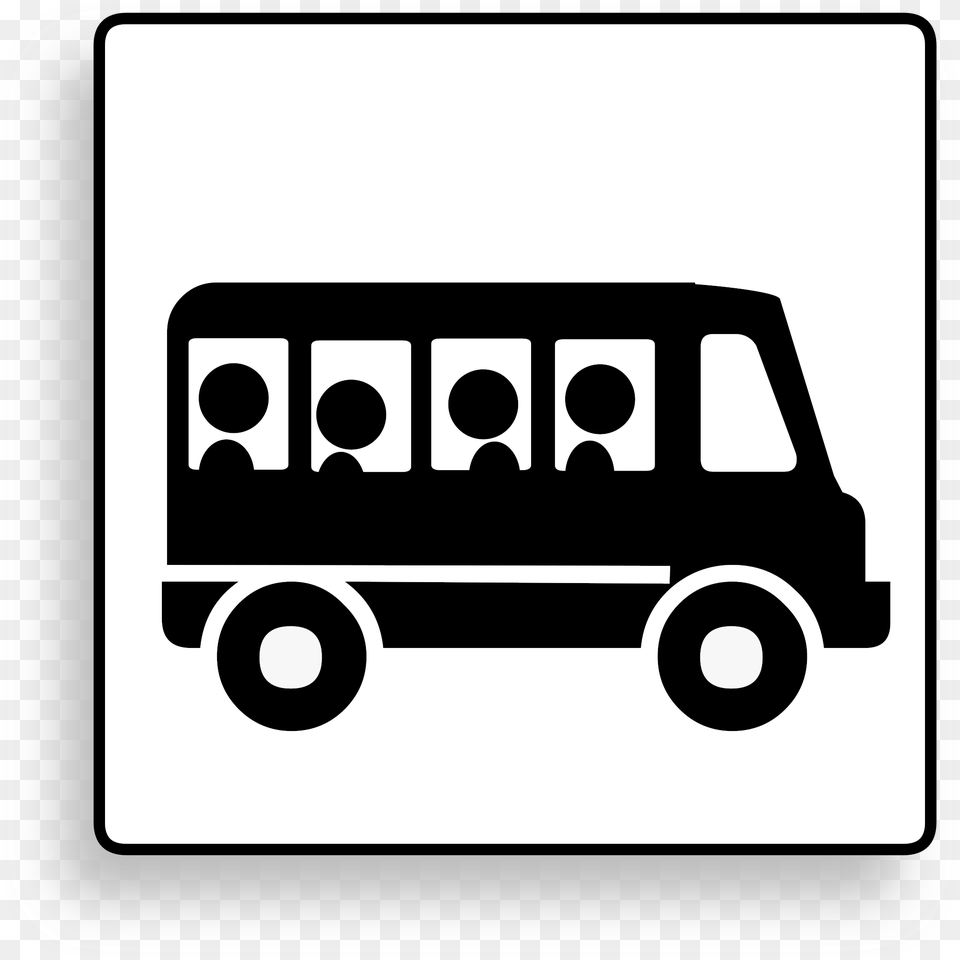 This Icons Design Of Bus Icon For Use With, Minibus, Transportation, Van, Vehicle Png