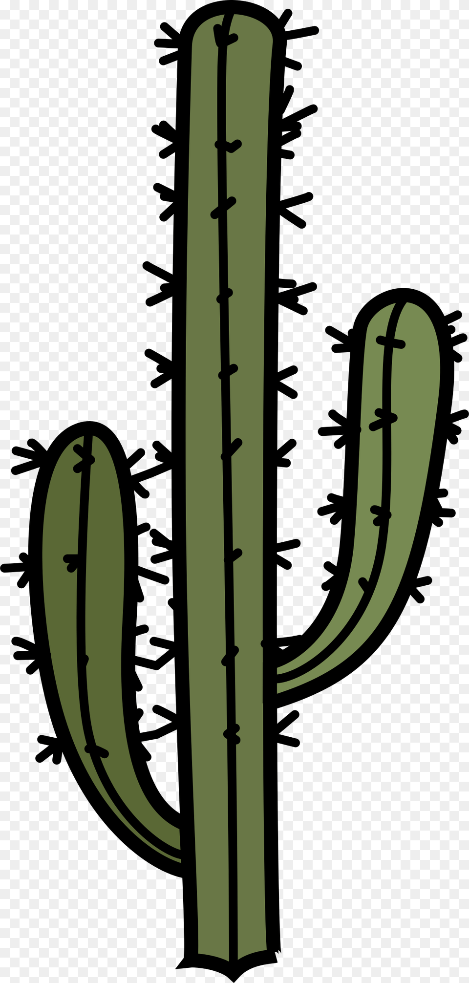 This Icons Design Of Cactus With Arms, Plant Free Png