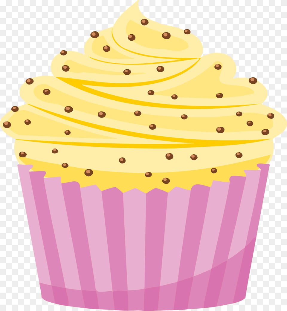 This Icons Design Of Cake, Cream, Cupcake, Dessert, Food Free Transparent Png