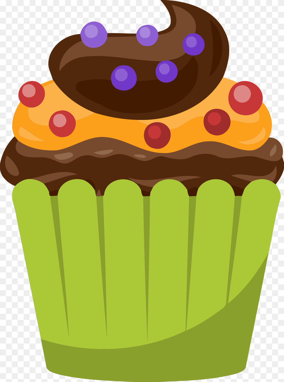 This Icons Design Of Cake, Cream, Cupcake, Dessert, Food Png Image